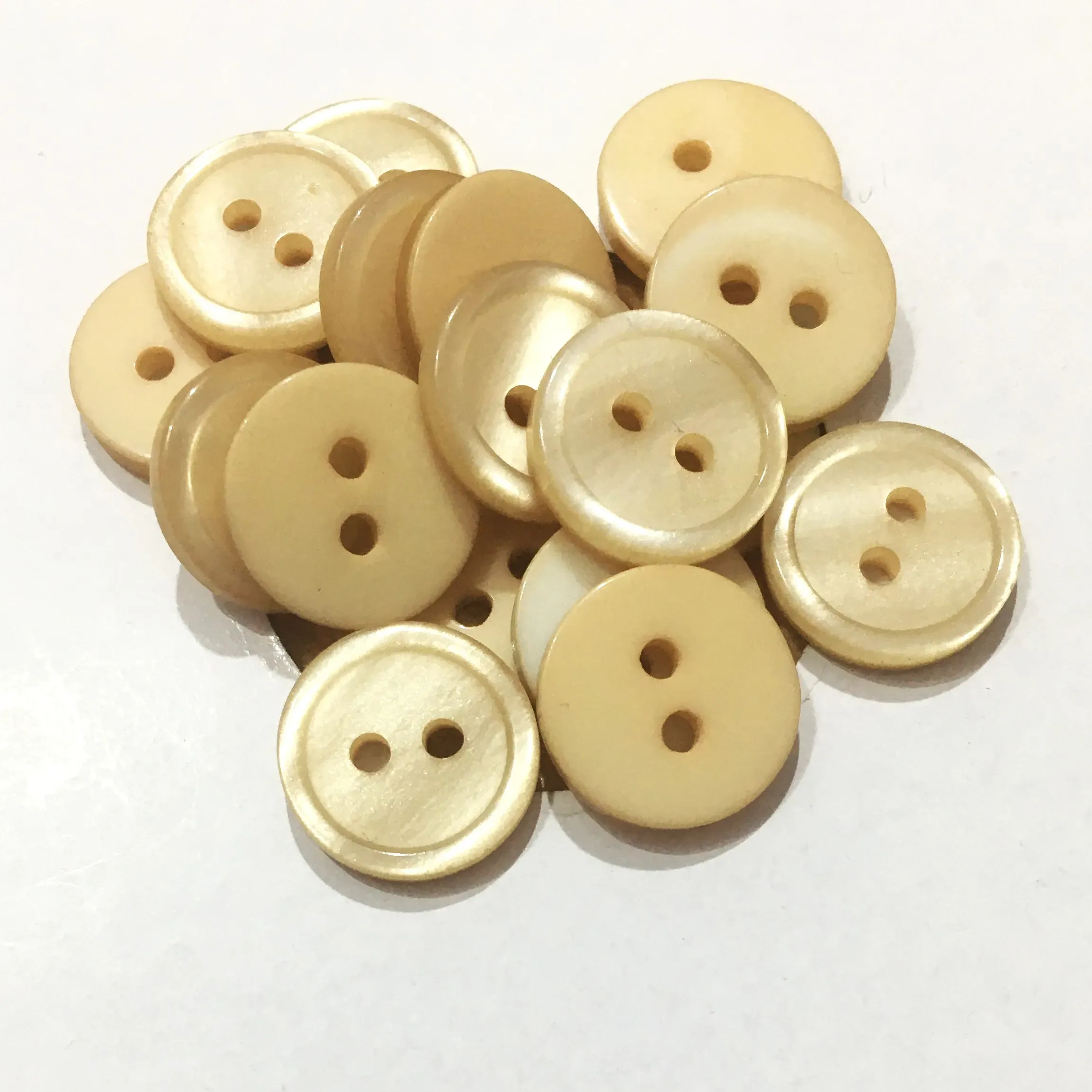 Yellow buttons