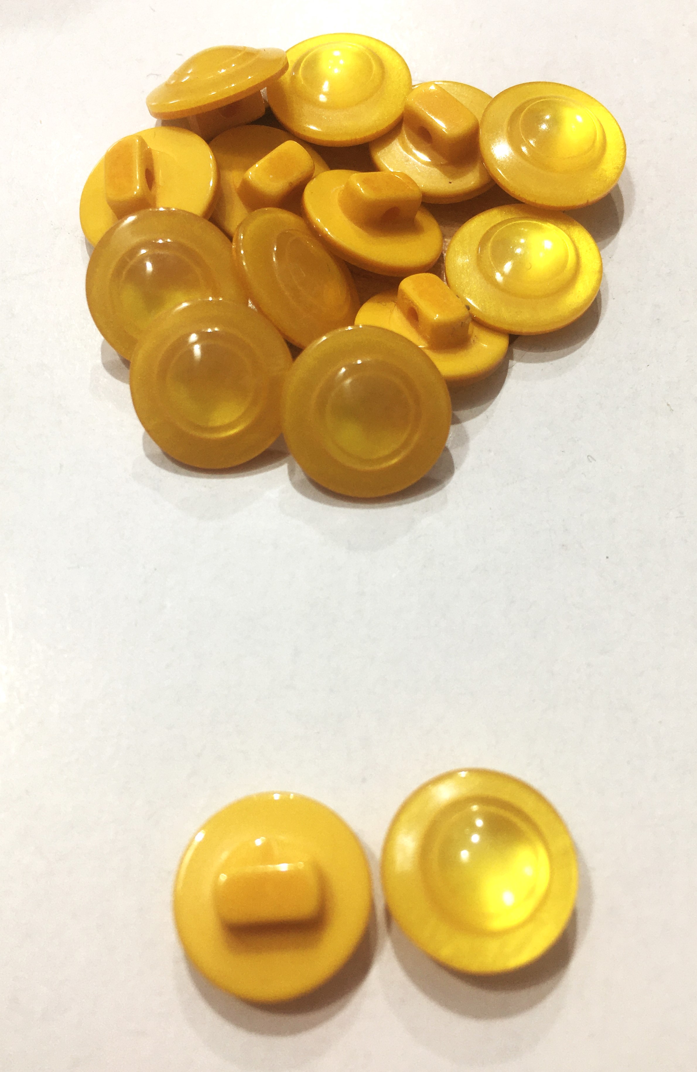 Yellow buttons